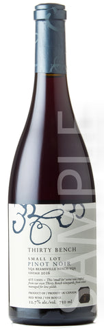 Thirty Bench Small Lot Pinot Noir 2016