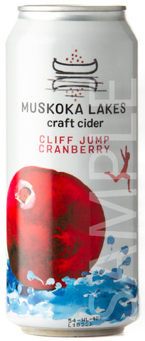 Muskoka Lakes Cliff Jump Cranberry Cider N/V