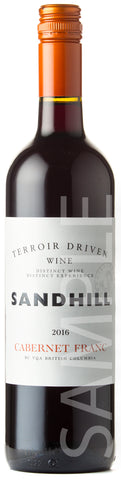 Sandhill Cabernet Franc Terroir Driven Wine 2016