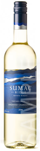 Sumac Ridge Vineyard Collection Unoaked Chardonnay 2018