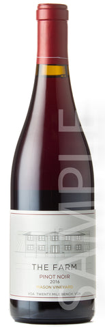 The Farm 2016 Mason Single Vineyard Pinot Noir, Twenty Mile Bench, Niagara Peninsula, Ontario, Canada