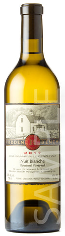 Hidden Bench 2017 Nuit Blanche Rosomel Vineyard, Beamsville Bench, Niagara Peninsula, Ontario, Canada