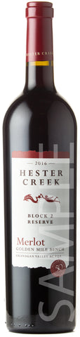 Hester Creek Block 2 Reserve Merlot 2016