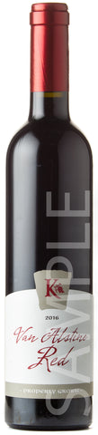 Karlo Estates 2016 Van Alstine Red, Prince Edward County, Ontario, Canada