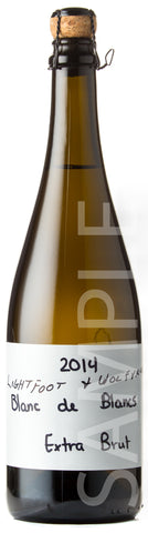 Lightfoot & Wolfville Vineyards 2014 Blanc de Blancs Brut, Nova Scotia, Canada