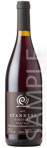 Stanners 2017 Pinot Noir, Prince Edward County, Ontario, Canada