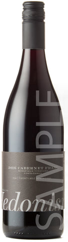 Trail Estate 2016 Hedonism Cabernet Franc Wingfield Vineyard, Twenty Mile Bench, Niagara Peninsula, Ontario, Canada