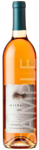 Meldville 2018 Cabernet Franc Rosé, Lincoln Lakeshore, Niagara Peninsula, Ontario, Canada