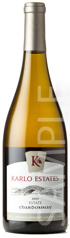 Karlo Estates 2017 Chardonnay Estate, Prince Edward County, Ontario, Canada