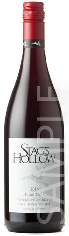 Stag's Hollow Pinot Noir Stag's Hollow Vineyard 2016