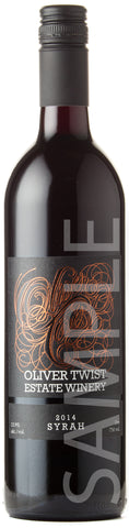 Oliver Twist Estate Winery Syrah 2014