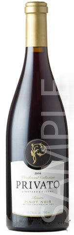 Privato Vineyard and Winery Tesoro Pinot Noir - Woodward Collection 2016