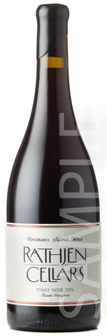Rathjen Cellars Pinot Noir Saison Vineyard 2016