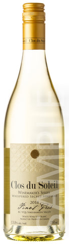 Clos du Soleil Pinot Gris Whispered Secret Vineyard 2018