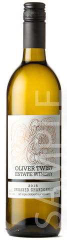 Oliver Twist Estate Winery Unoaked Chardonnay 2018