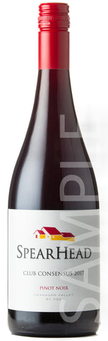 SpearHead Pinot Noir Club Consensus 2017