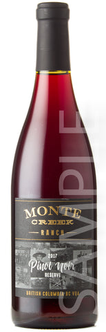 Monte Creek Ranch Pinot Noir Reserve 2017