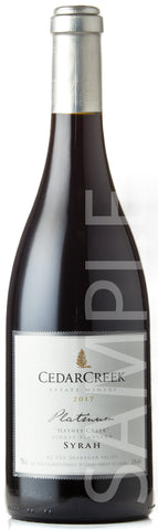 CedarCreek Platinum Syrah 2017