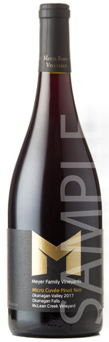 Meyer Micro Cuvee Pinot Noir McLean Creek Rd 2017