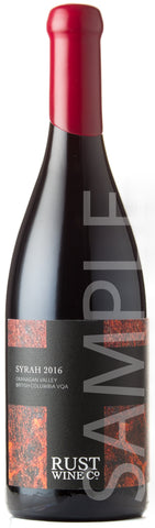 Rust Wine Co. Syrah Okanagan Valley 2016