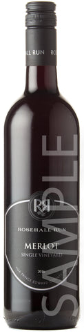 Roséhall Run Merlot Single Vineyard 2016