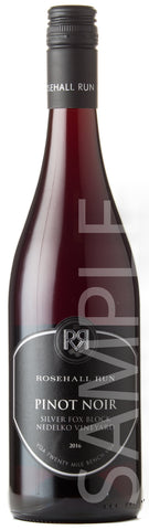 Roséhall Run Pinot Noir Silver Fox Block Nedelko Vineyard 2016