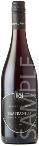 Roséhall Run Tempranillo Estate Grown & Bottled 2017