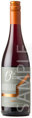 13th Street Gamay Whitty Vineyard 2017